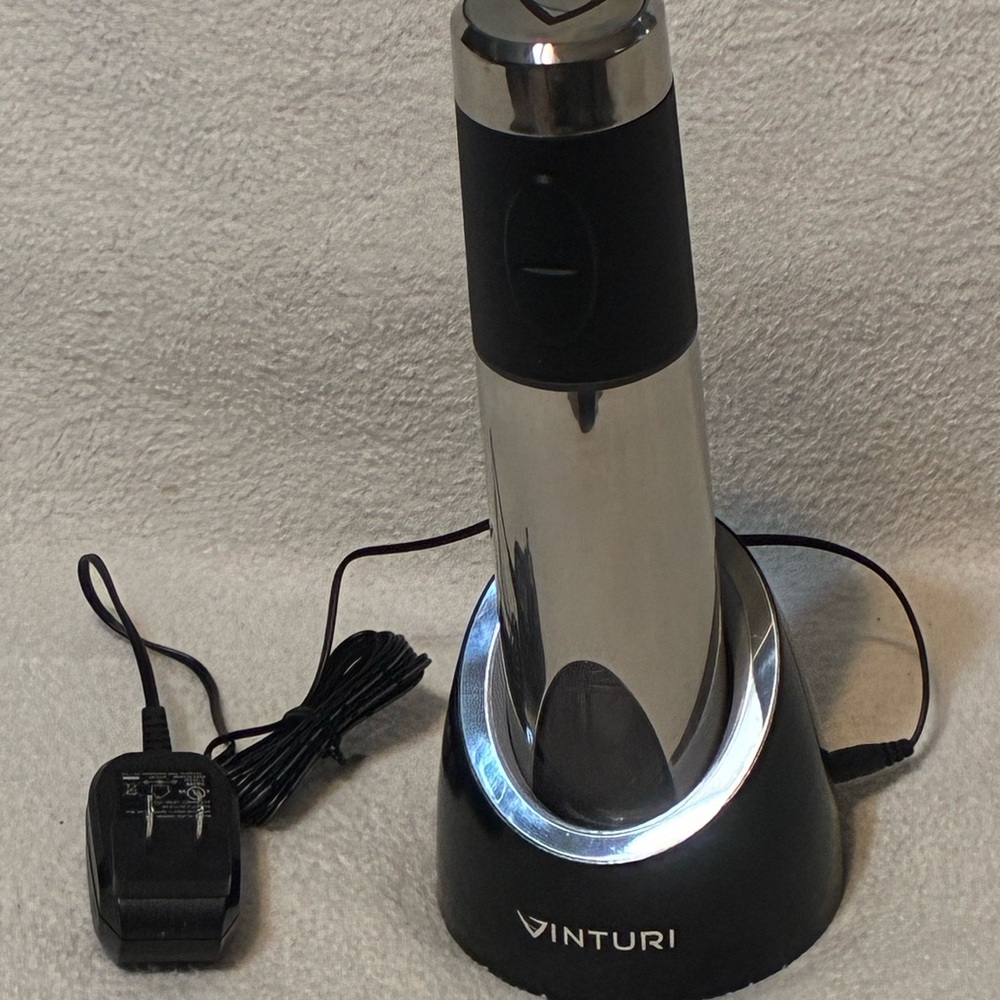 Vinturi Electric elegant Wine Opener with base